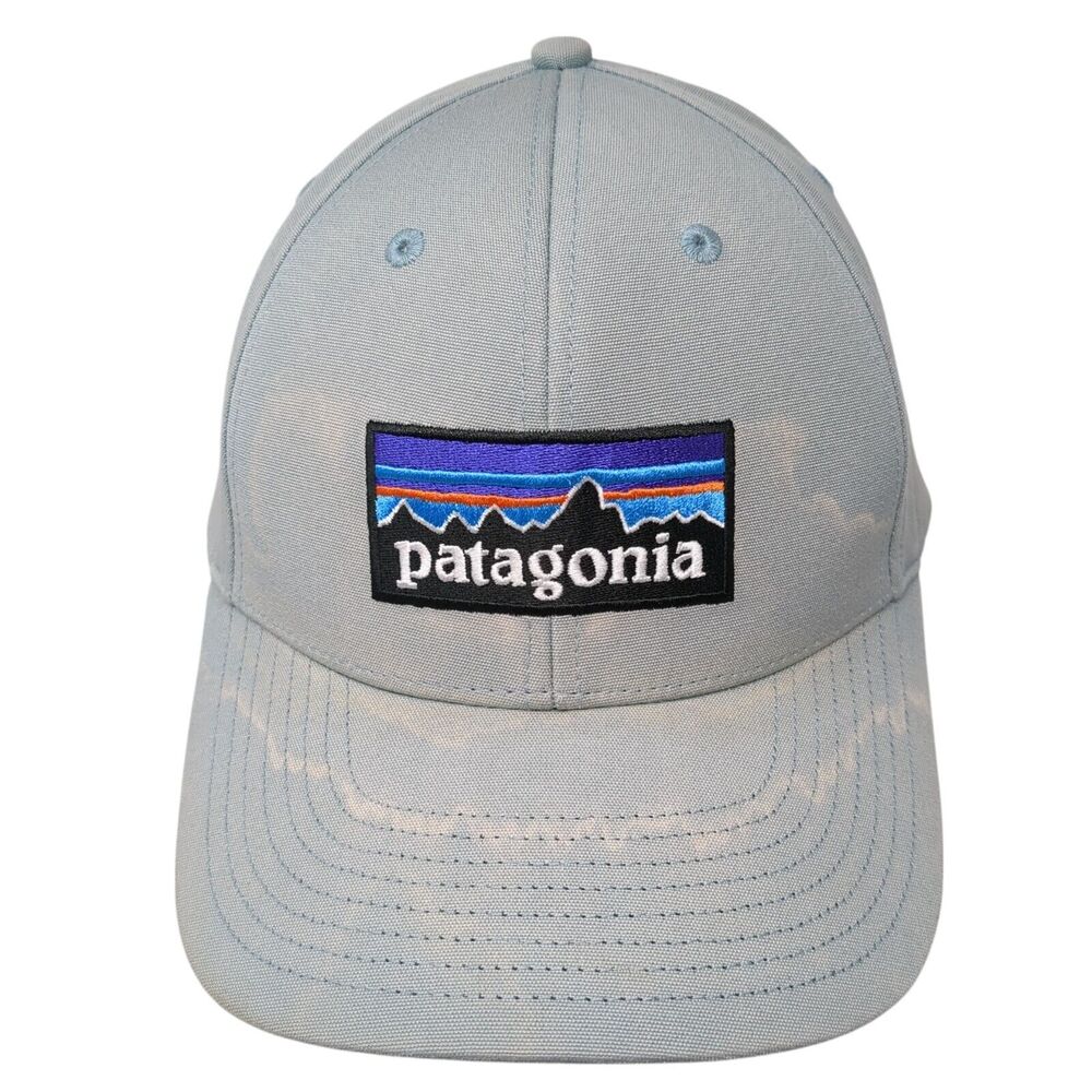 Patagonia Mountain Snapback Hat Blue One Size Adjustable Embroidered